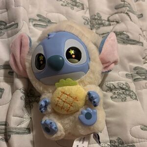 Miniso Stitch Eat Something Before Sleep Plush